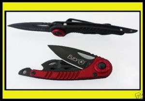 American FIREBIRD Aluminium Handle Folding Knife RED NR  