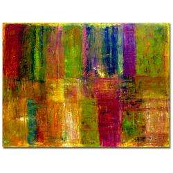 Michelle Calkins Color Panel Abstract Canvas Art  Overstock