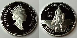 1998 canadian dollar 125 th anniversary rcmp grc cased specimen proof 
