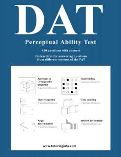 DAT Study Guide   Perceptual Ability Test 9780984367207  