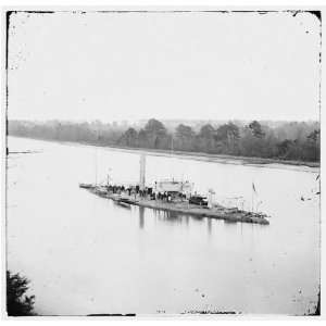  Civil War Reprint James River, Va. U.S.S. Casco, light draft 