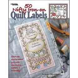 Leisure Arts 50 Nifty Iron on Quilt Labels  