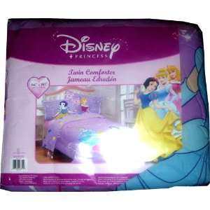  Disney Princess Twin Comforter ~ Purple: Home & Kitchen