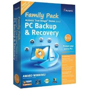 Acronis True Image Home 2012 Family Pack   **NEW** 817474010097  
