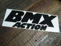 BMXA # Plate sticker Old school Freestyle BMX Action  