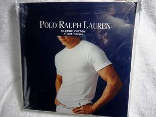 NEW Polo Ralph Lauren 3 Pack Classic Cotton Crew Neck T shirt (RL65 