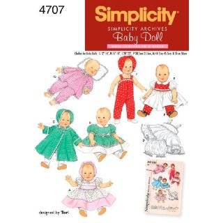 McCalls Patterns M5774 Baby Doll Clothes For Dolls, 11 Inch   13 Inch 