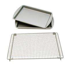 Le Chef Basic Baking Sheets and Cooling Rack Set  Overstock