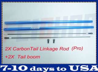 F00608 Z Carbon Tail Linkage Rod+Tail boom,Trex 450 pro  