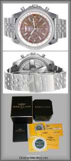 Breitling Bentley 6.75 Chronograph Mens Watch A44362 Bronze Dial 