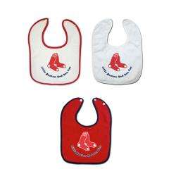 Boston Red Sox Baby Bibs (Set of 3)  Overstock