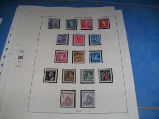 collection Nazi time Bohemia & Moravia > 140 different stamps  