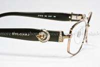NEW BVLGARI Eyeglasses Frame BV 2119B Gold Citrine Gem Swarovski 