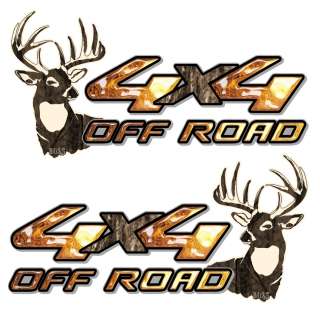   ROAD EXTREME Vinyl Decal Sticker deer hunter hunting truck car graphic