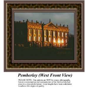  Pemberley (West Front View), Counted Cross Stitch Patterns PDF 