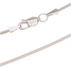 Sterling Silver 18 inch Snake Chain Necklaces (1.5 mm ) (Pack of 2 