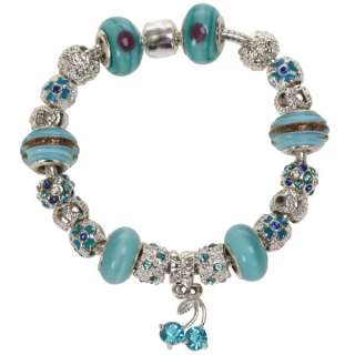   lampwork gold crystal European bracelet beads charms Jewelry  