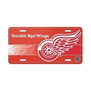  Detroit Red Wings Street License Plate: Sports & Outdoors