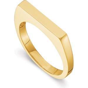  50468 14K Yellow Gold Ring Metal Fashion Stackable Ring Jewelry