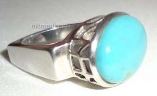   Rare Size 6 Sterling Silver Turquoise Ring R0786 Retired Free Shipping
