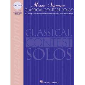  Classical Contest Solos   Mezzo Soprano   Bk+CD Musical 