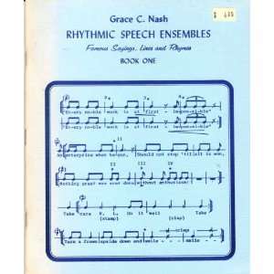  Rhythmic speech ensembles. Book one  famous sayings 