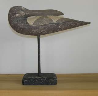 NEW Wood Decoy Duck Bird Sculpture Reproduction Statue  