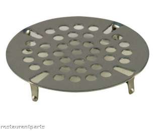 DRAIN STRAINERS (3) Flat 3.5 sink or floor SS 11903  