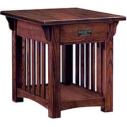 Mission Sienna Drawer End Table  Overstock