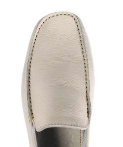 Versace Mens Leather Driving Moccasins  Overstock