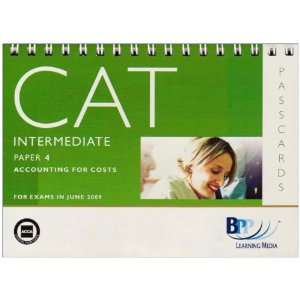  Cat   4 Accounting for Costs (Passcards) (9780751757866 