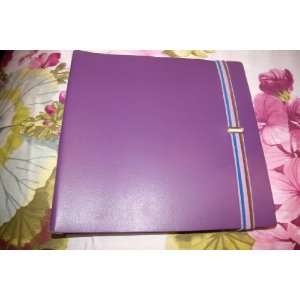  PAPERCHASE PURPLE JOURNAL WITH PROTECTIVE SLEEVES ON EACH 