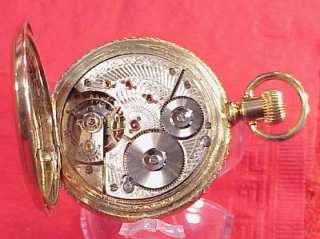 Rare American Watch Co 3 STAR 19 Jewels 1888 Model Hunting Pocket 