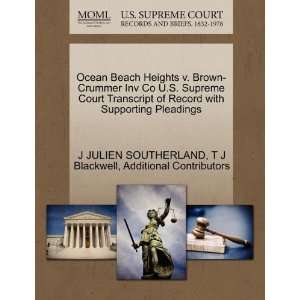  Ocean Beach Heights v. Brown Crummer Inv Co U.S. Supreme 