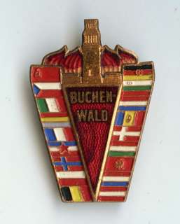 DDR badge concentration camp Buchenwald holocaust  