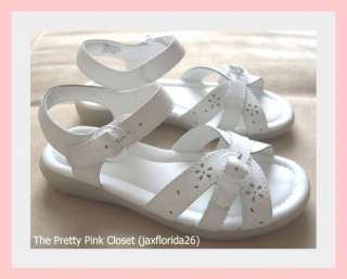 Stride Rite Lollipop White Sandals Shoes 8.5 M Toddler  