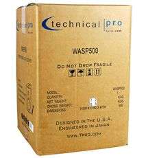   Pro WASP500 500 Watt 8 Battery Powered PA System+Wireless Microphone