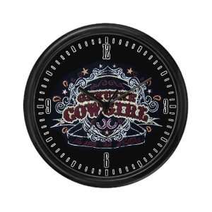  Wall Clock Genuine Cowgirl Love To Ride 