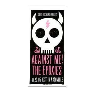  AGAINST ME   Limited Edition Concert Poster   by Print 
