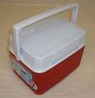 rubbermaid 5 quart 6 pack cooler 2a09 04 red new