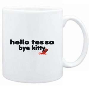    Mug White  Hello Tessa bye kitty  Female Names