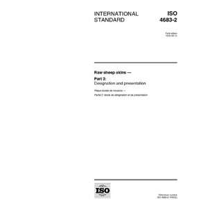   skins    Part 2 Designation and presentation ISO TC 120/SC 1 Books