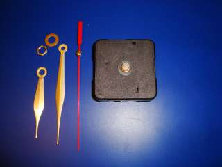 Quartz Clock Mechanism Silent Movement Parts Repair Kit  