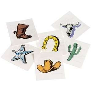  Western Temporary Tattoos: Toys & Games