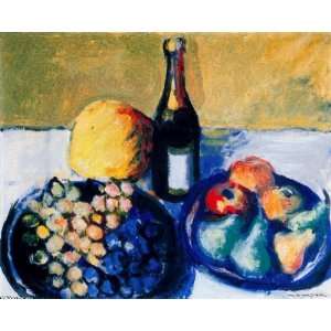     32 x 26 inches   Still Life. (Grapes, Pears