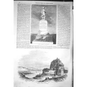  1856 STATUE NAPOLEON BOULOGNE AMBLETEUSE FRANCE