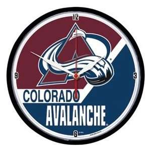  Colorado Avalanche Round Clock
