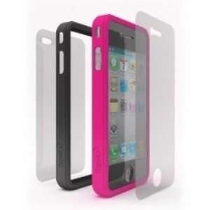  Cygnett Snaps Duo Silicone Frames for iPhone 4   Pink 