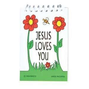  ~ 12 Jesus Loves YOU Spiral Note Pads ~ NEW Everything 
