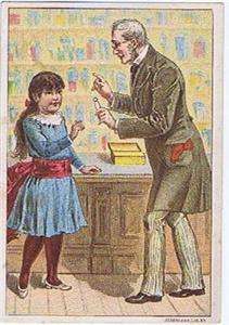 Dr. Isaac Thompsons Eye Water, Victorian Trade Card #3  